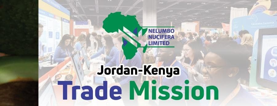Poster for the Jordan–Kenya Trade Mission to Amman